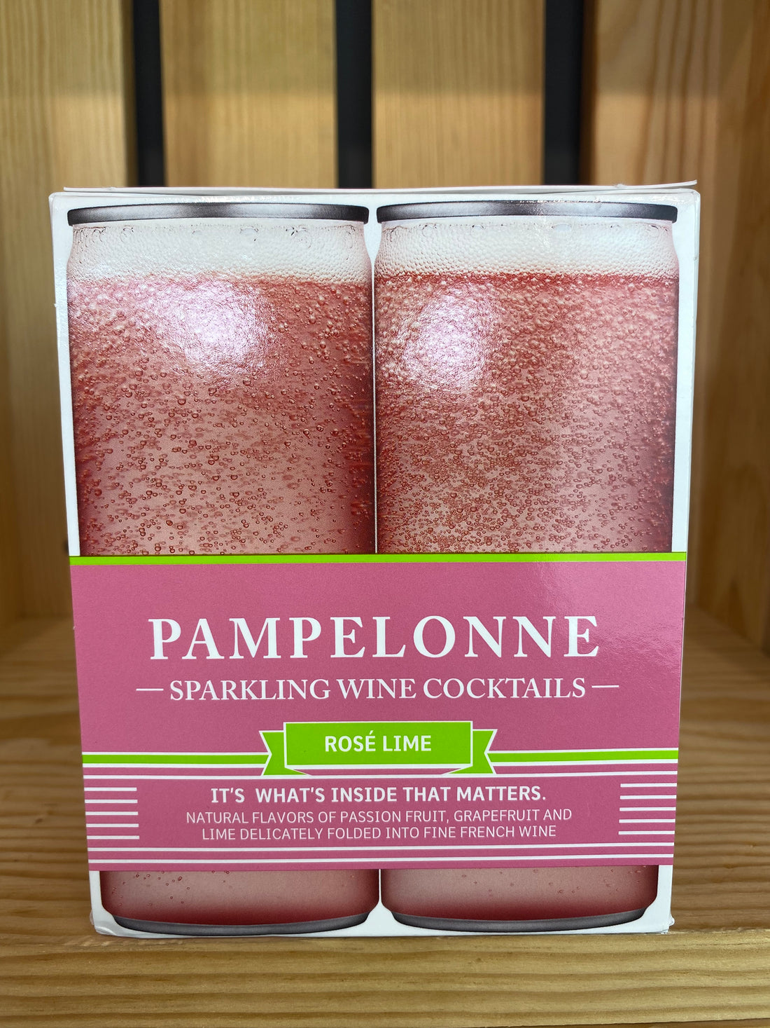 Pampelonne Rose Lime Cans/4 pk